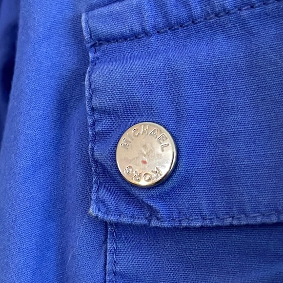 MK Michael Kors Blue 3/4 zip Ladies top shirt - Picture 4 of 6